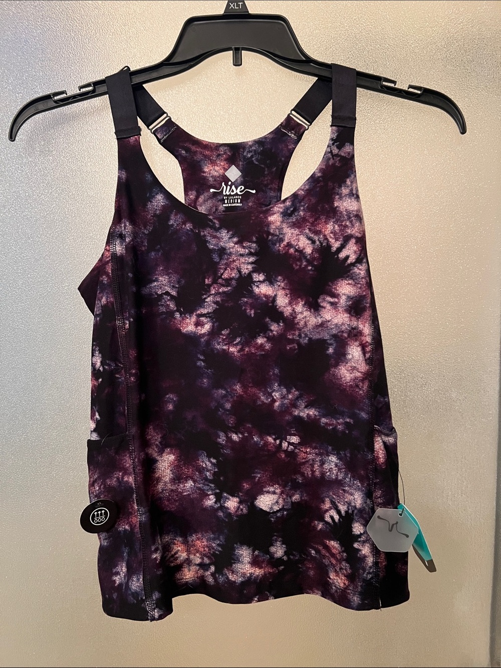 LuLaRoe Purple Tie-Dye Racerback Tank